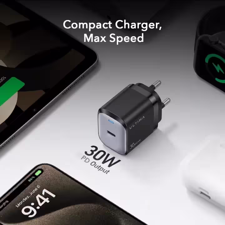Ultima Rapid 30 30W GaN Fast Charger Nepal