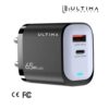 Buy Ultima Rapid 65W GaN Dual Port Charger in Nepal. Type-C 65W PD & USB-A 18W output, laptop support, CE & FCC certified, fast & safe charging.