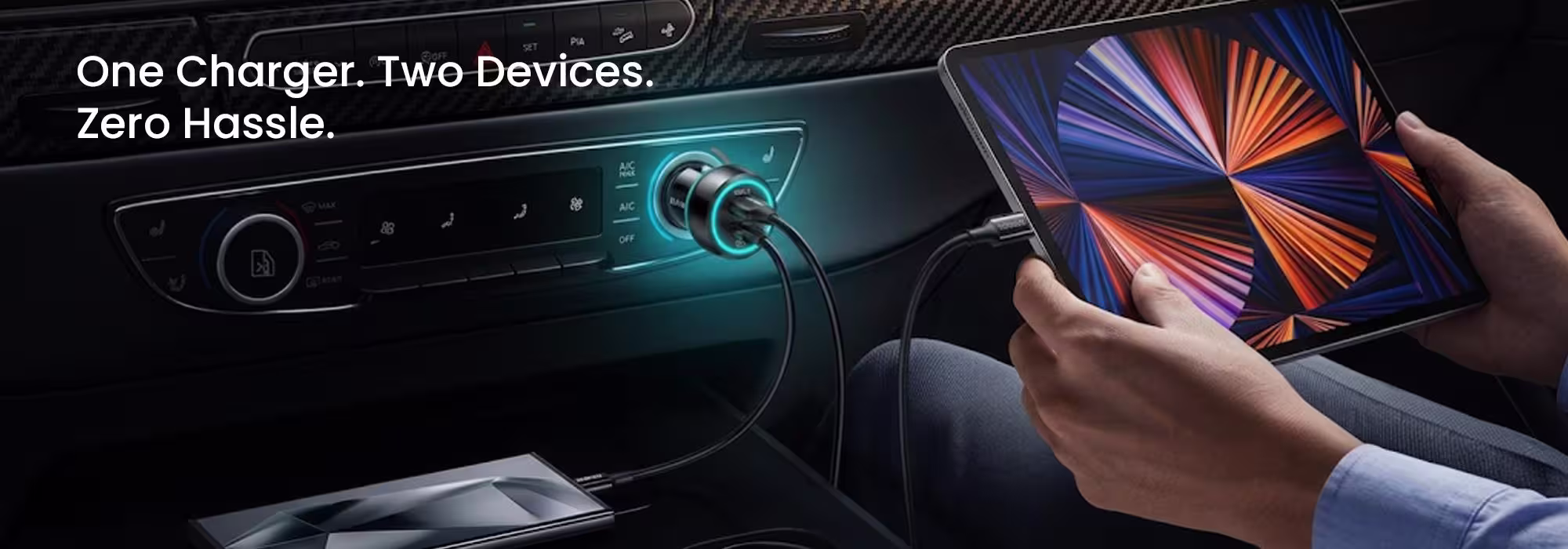 Ultima Rapid 75W PD QC Car Charger Adapter Price in Nepal | Fast Car Charger
