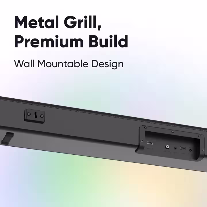 Mivi Fort R130 130W Bluetooth Soundbar with Dual Built-in Subwoofers