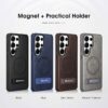 HDCI Magnetic Leather Case for Samsung Galaxy S25 Ultra | MagSafe Cover Nepal